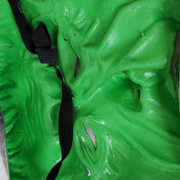 Vintage 90s Latex Halloween Masks Jack-o-lantern Pumpkin Frankenstein Monster 2 - Picture 9 of 15